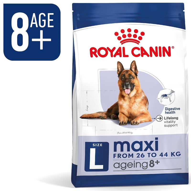 Royal Canin Maxi Ageing 8+ || Royal Canin Size || view 1