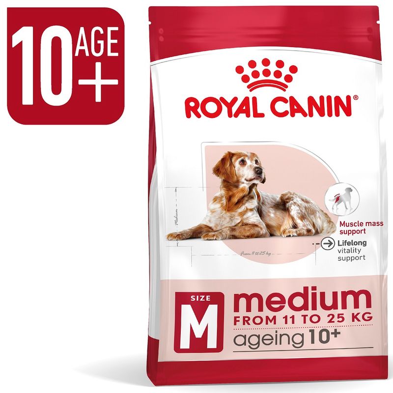 Royal Canin Medium Ageing 10+ || Royal Canin Size || view 1