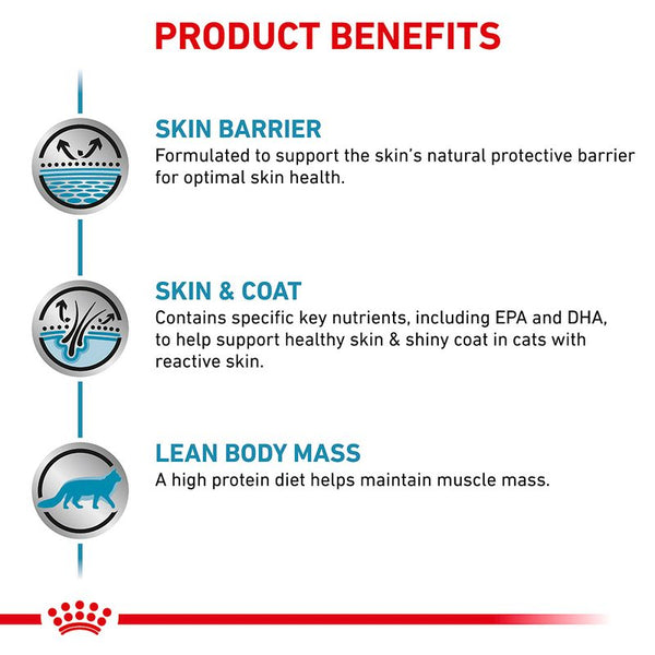 Royal Canin Veterinary Feline Skin & Coat || Royal Canin Veterinary Diet || view 3