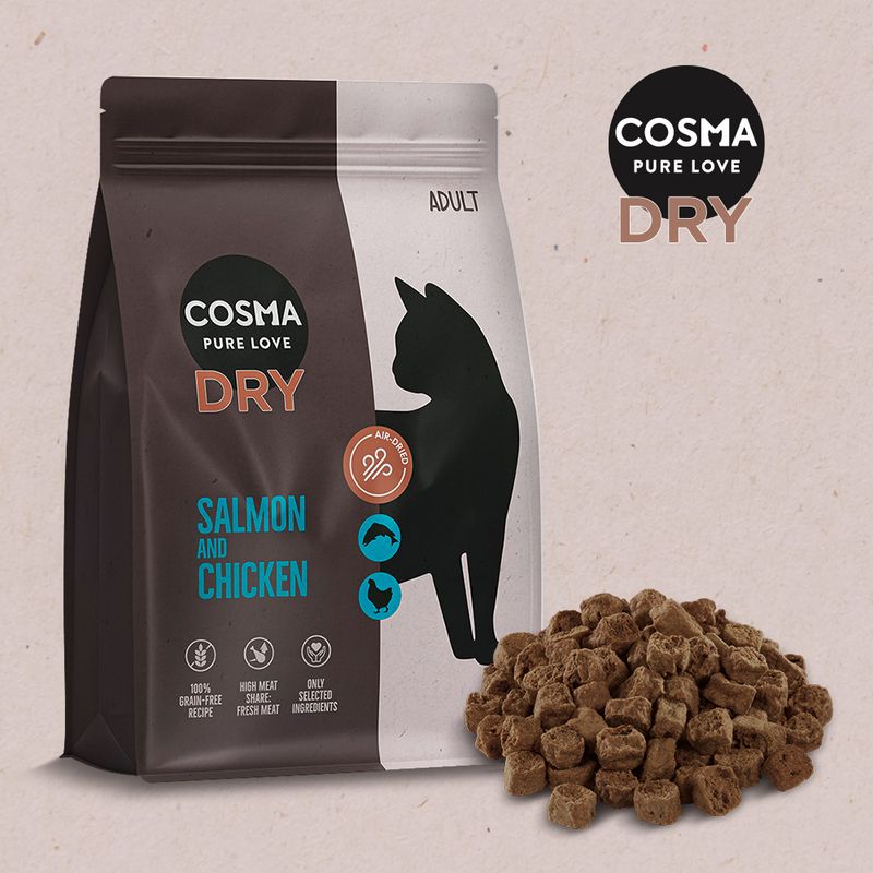 Cosma Salmon & Chicken Dry Food || Cosma || view 4