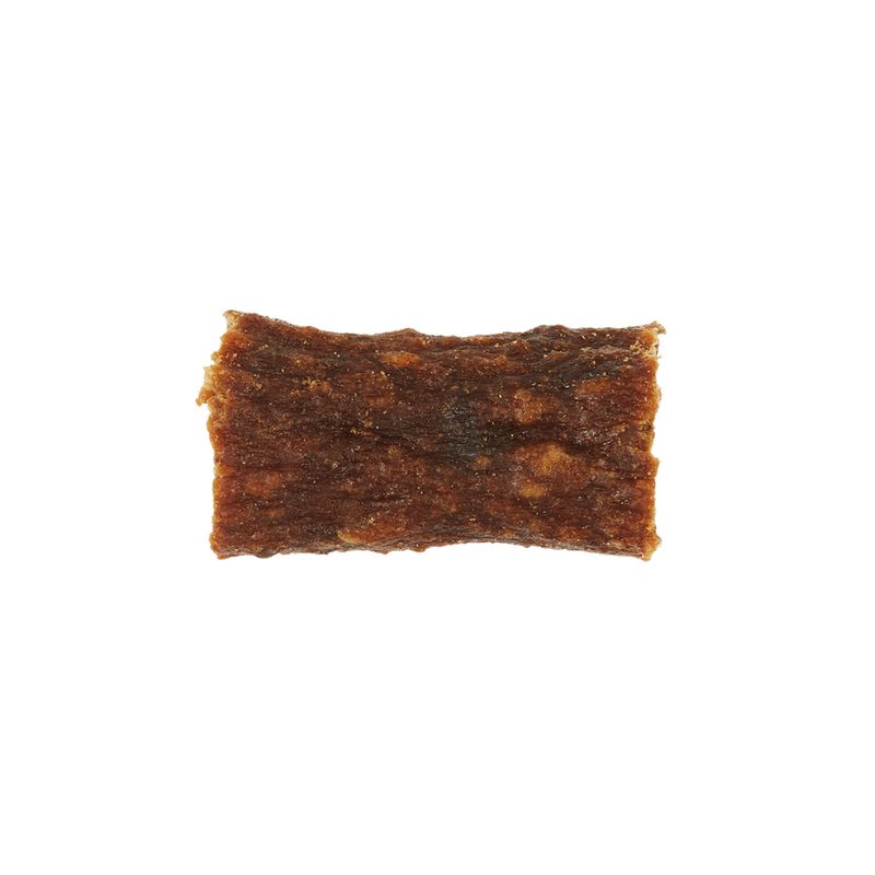 Brown, rectangular snack bar with textured surface, suitable as a treat or supplement for pets.