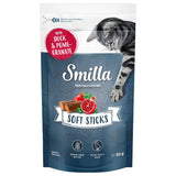 Smilla Soft Sticks with duck and pomegranate, grain-free recipe, resealable packaging, Made in Germany, 50g.