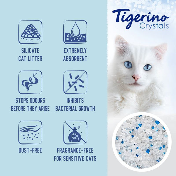 Tigerino Crystals Cat Litter – Classic Sensitive (Unscented) || Tigerino || view 5