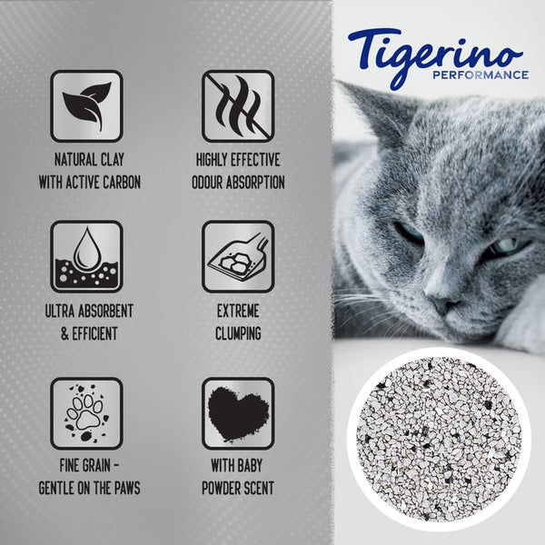 Tigerino Performance Active Carbon Cat Litter – Baby Powder Scent || Tigerino || view 2