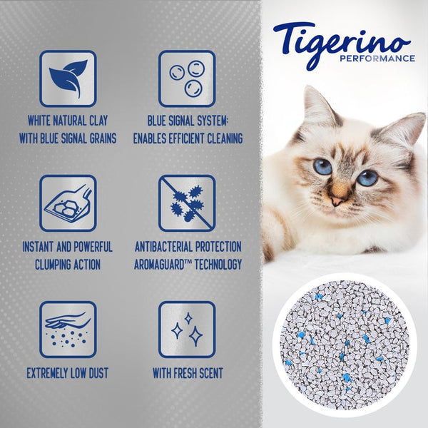 Tigerino Performance White Intense Blue Signal Cat Litter – Fresh Scent || Tigerino || view 2