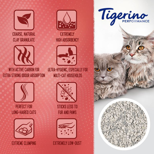 Tigerino Performance Multi-Cat XL-Grain Cat Litter - Baby Powder Scent || Tigerino || view 2