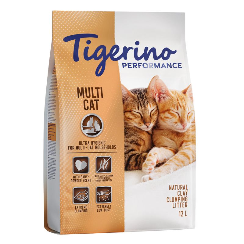 Tigerino Performance Multi-Cat Litter – Baby Powder Scent || undefined || view 1
