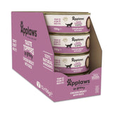 Applaws Taste Toppers in Gravy, Chicken Breast with Duck, 100% Natural Ingredients, 12 x 156g cans, certified B Corp.