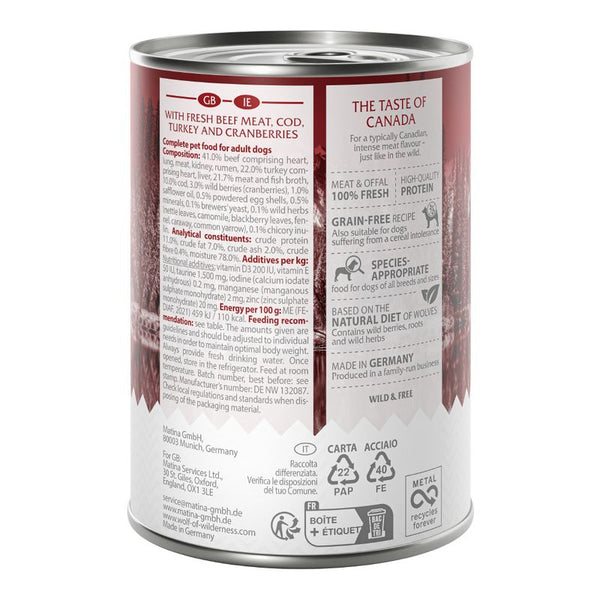 Wolf of Wilderness Adult "The Taste of" 6 x 400g || Wolf of Wilderness || view 6