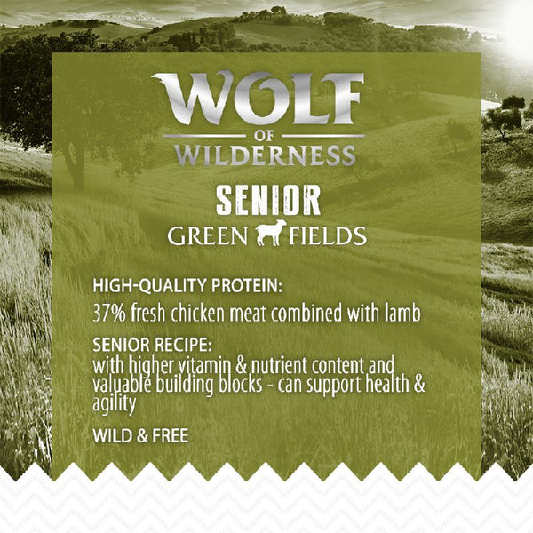 Wolf of Wilderness Senior "Green Fields" Lamb - Grain-Free || Wolf of Wilderness || view 4