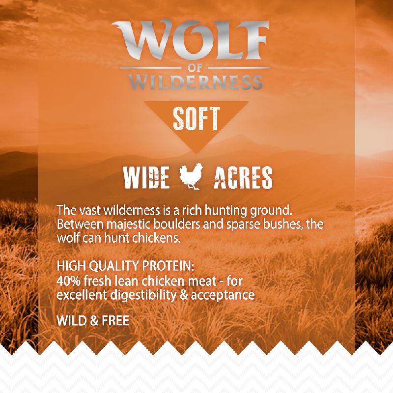 Wolf of Wilderness Soft "Wide Acres" - Chicken || Wolf of Wilderness || view 4