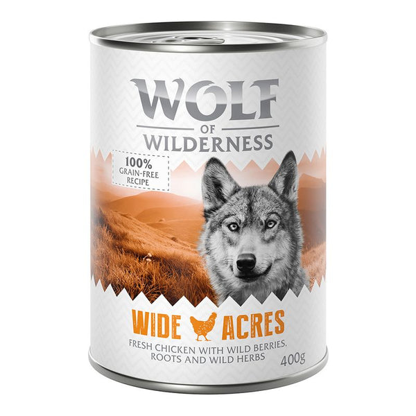 Wolf of Wilderness Adult Single Protein Saver Pack 24 x 400g || Wolf of Wilderness || view 6