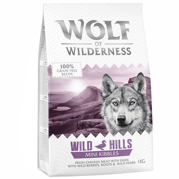 Wolf of Wilderness Adult Mini "Wild Hills" - Duck | Petfoodmart UK