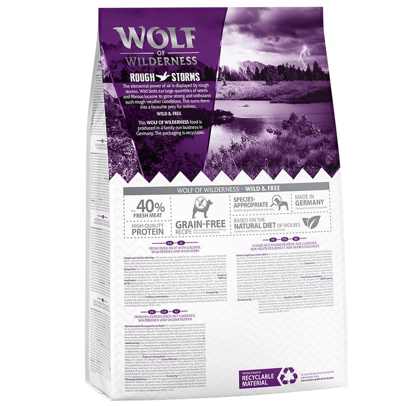 Wolf of Wilderness Sensitive Adult "Rough Storms" - Duck || Wolf of Wilderness || view 8