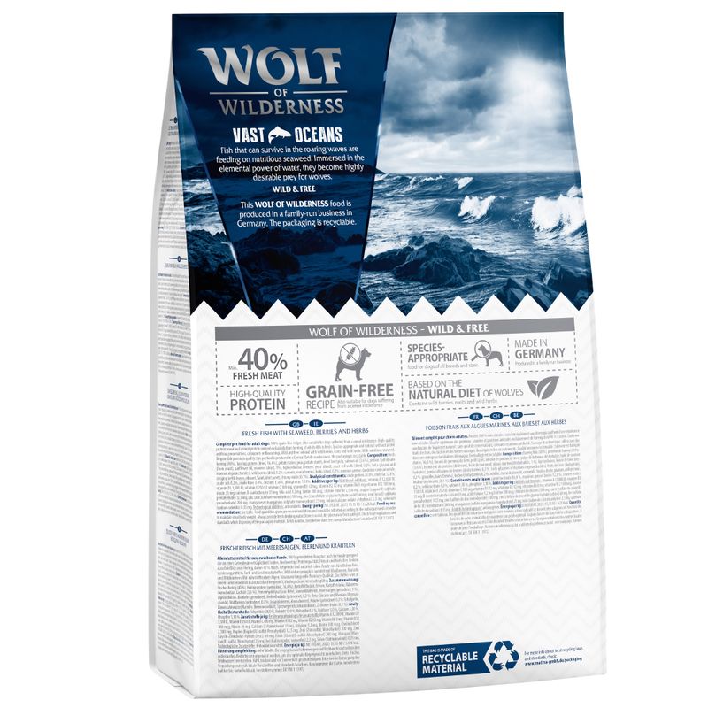 Wolf of Wilderness Sensitive  Adult "Vast Oceans" - Fish || Wolf of Wilderness || view 8