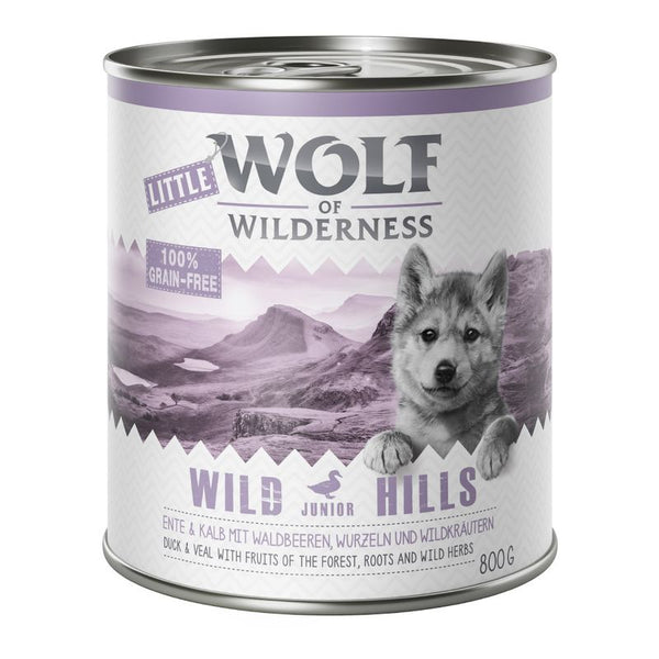 Wolf of Wilderness Junior Duo-Protein Recipe Saver Pack 24 x 800g || Wolf of Wilderness || view 2