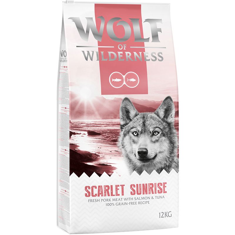 Wolf of Wilderness Adult "Scarlet Sunrise" - Salmon & Tuna || Wolf of Wilderness || view 1