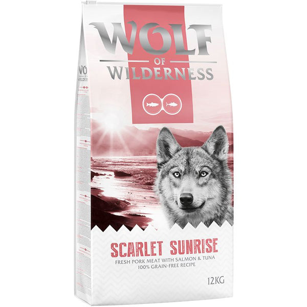 Wolf of Wilderness Adult "Scarlet Sunrise" - Salmon & Tuna || Wolf of Wilderness || view 1
