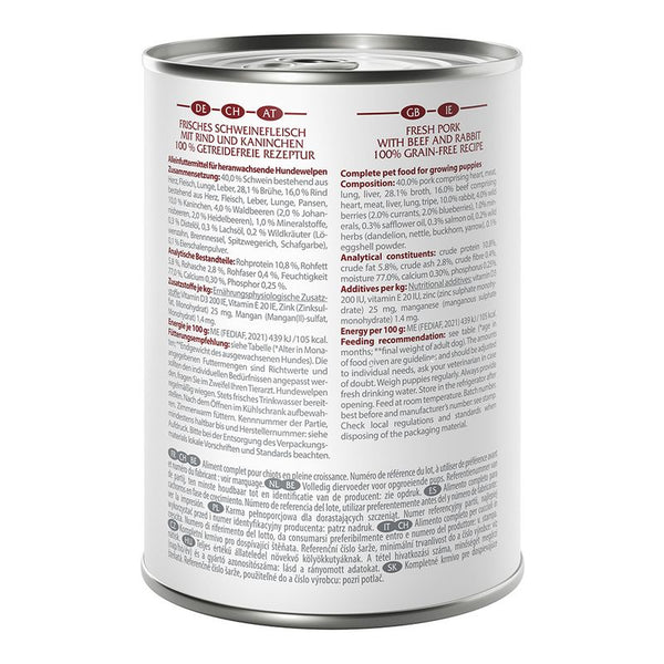 Wolf of Wilderness Junior 6 x 400g - "Red Meat" || Wolf of Wilderness || view 2