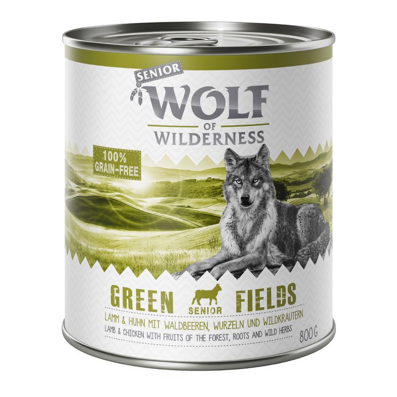 Wolf of Wilderness Senior Duo-Protein Recipe Saver Pack 24 x 800g || Wolf of Wilderness || view 3