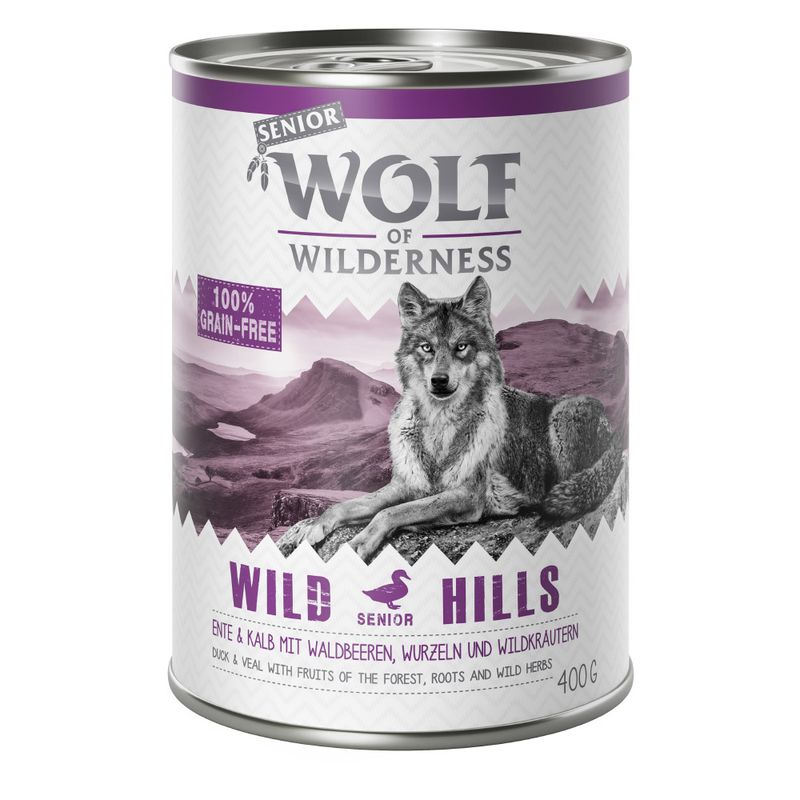 Wolf of Wilderness Senior Duo-Protein Recipe Saver Pack 24 x 400g || Wolf of Wilderness || view 3