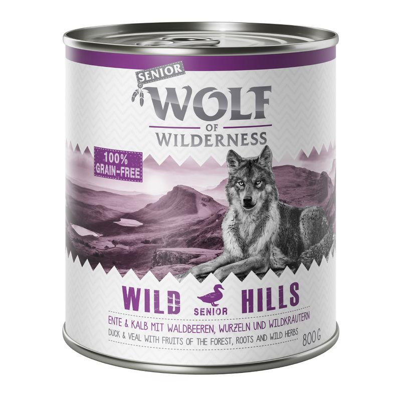 Wolf of Wilderness Senior Duo-Protein Recipe Saver Pack 24 x 800g || Wolf of Wilderness || view 2