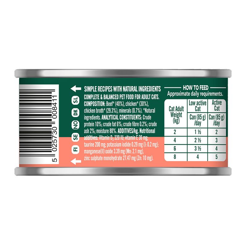 Natures Menu Pâté Cans Adult - Beef & Chicken